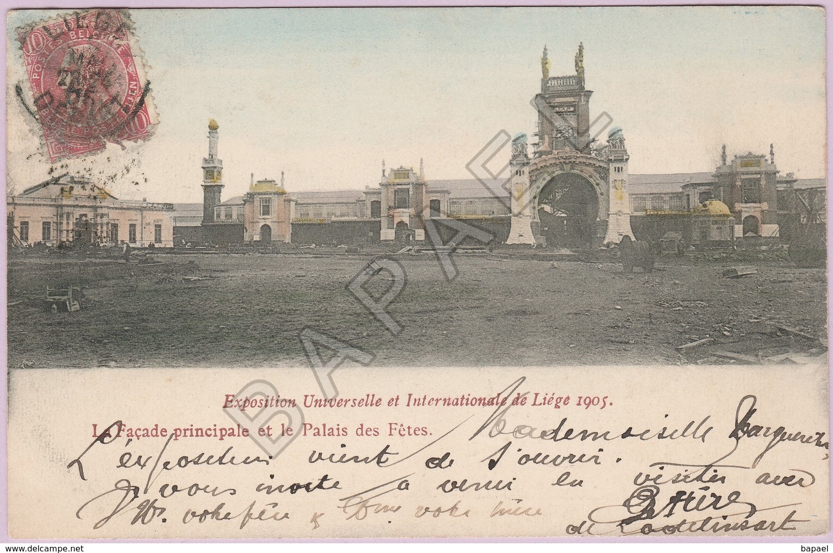 Liège (Belgique) - Exposition Universelle Et Internationale De 1905 (Recto-Verso) - Liege