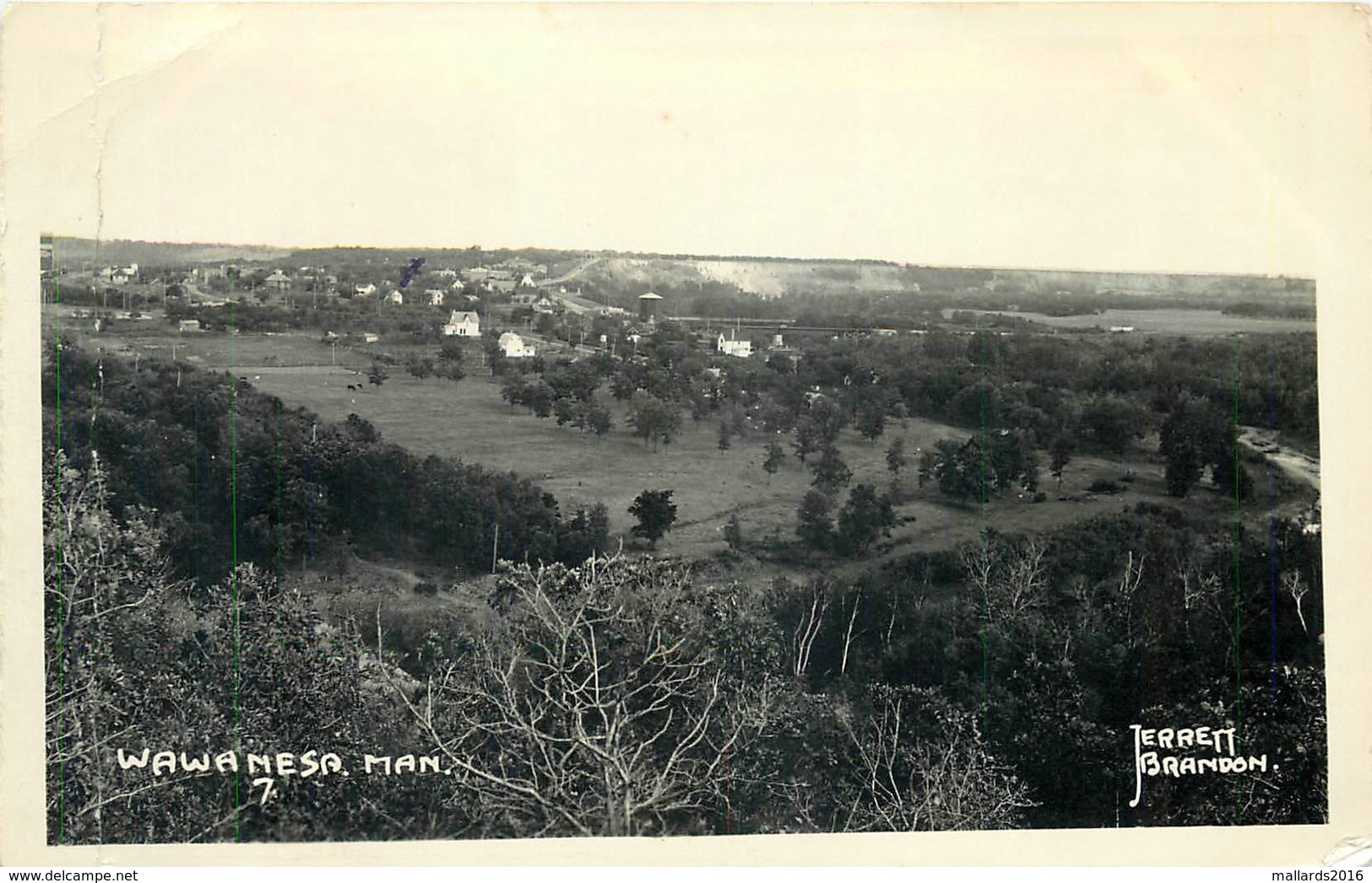 WAWANESA MAN, CANADA ~ AN OLD REAL PHOTO POSTCARD #881103 - Other & Unclassified