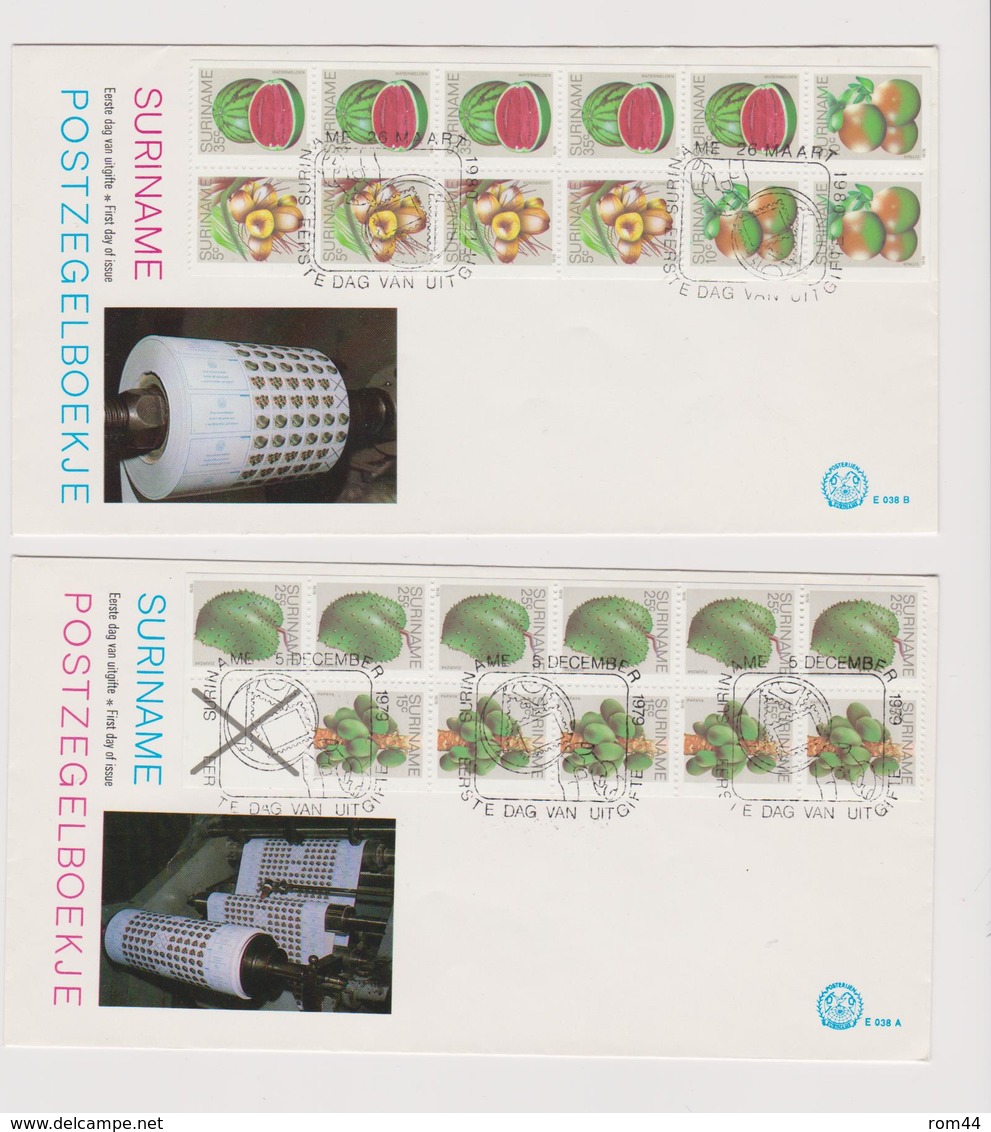 SURINAM  Lot De Enveloppes 1er Jour 1979 - Suriname