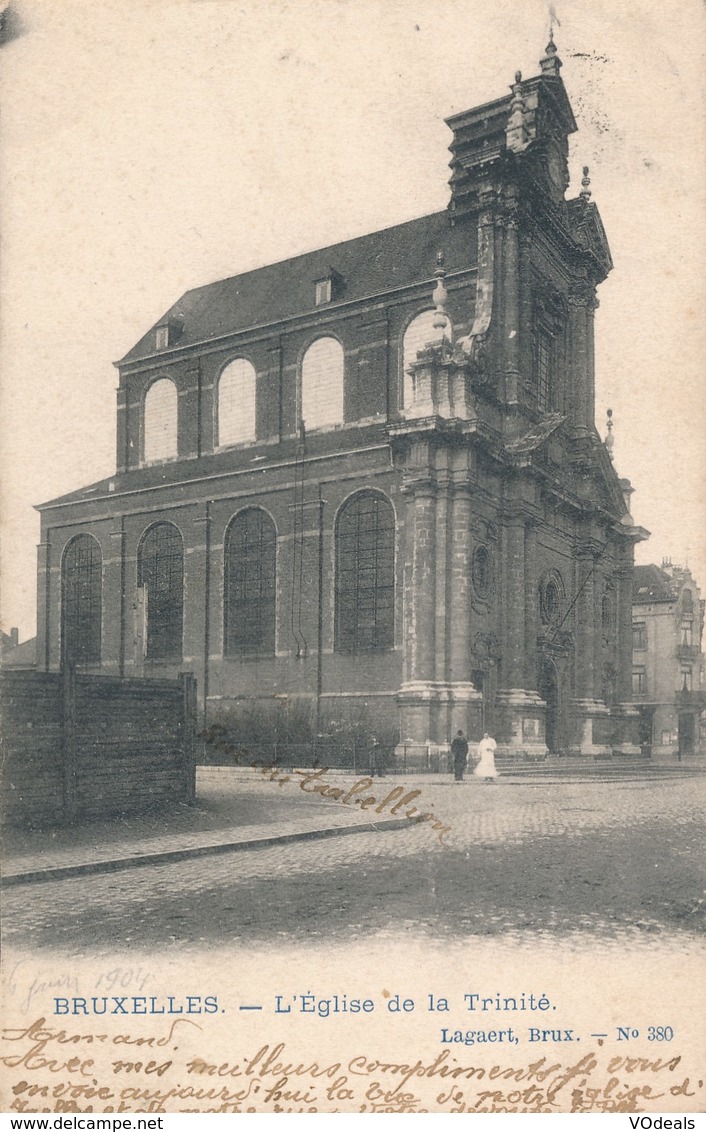 CPA - Belgique - Bruxelles - Brussels - L'Eglise De La Trinité - Monuments, édifices