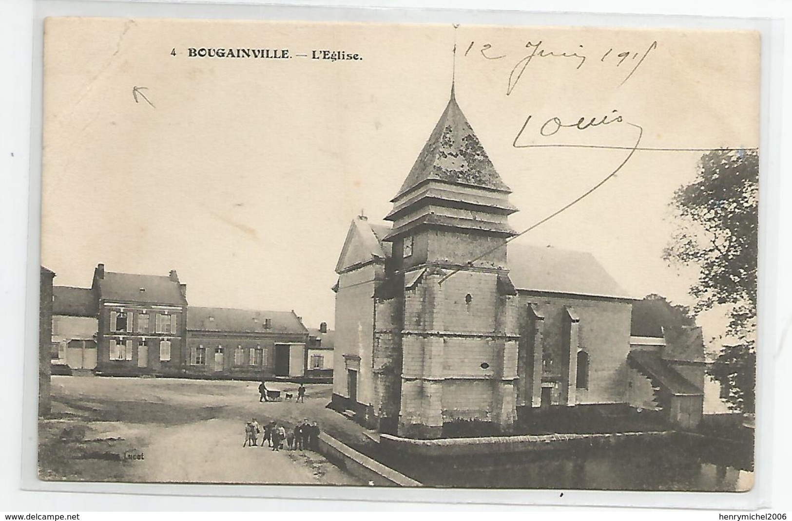 80 Somme - Bougainville L'église - Sonstige & Ohne Zuordnung