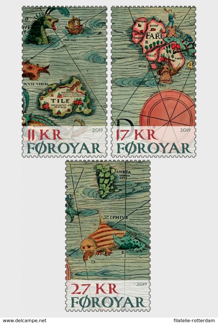 Faeroër / Faroes - Postfris / MNH - Complete Set Oude Landkaarten 2019 - Faeroër