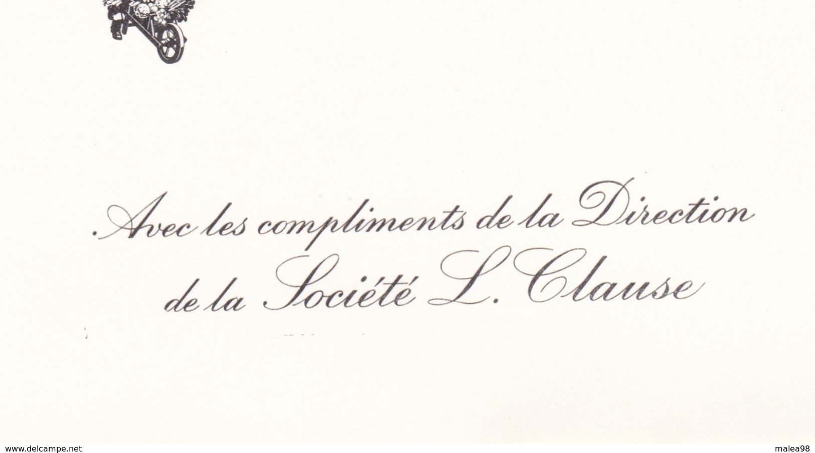 L. CLAUSE   BRETIGNY SUR ORGE ,NOTE D'INFORMATION MISE A LA DISPOSITION DU PUBLIC , RELATIVE A L'AUGMENTATION DU CAPITAL - A - C