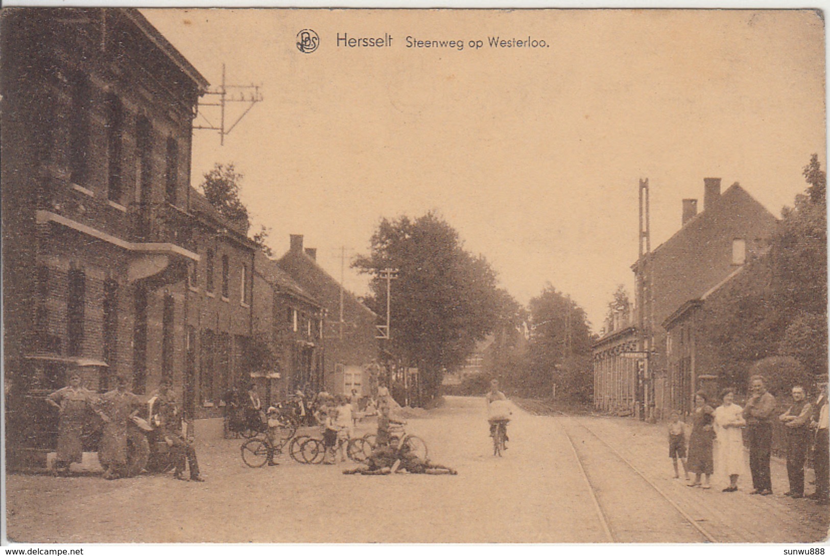 Herselt Hersselt - Steenweg Op Westerloo (top Animatie, Oldtimer, Zeldzaam, Uitg. Alf Van Uytsel 1939) - Herselt