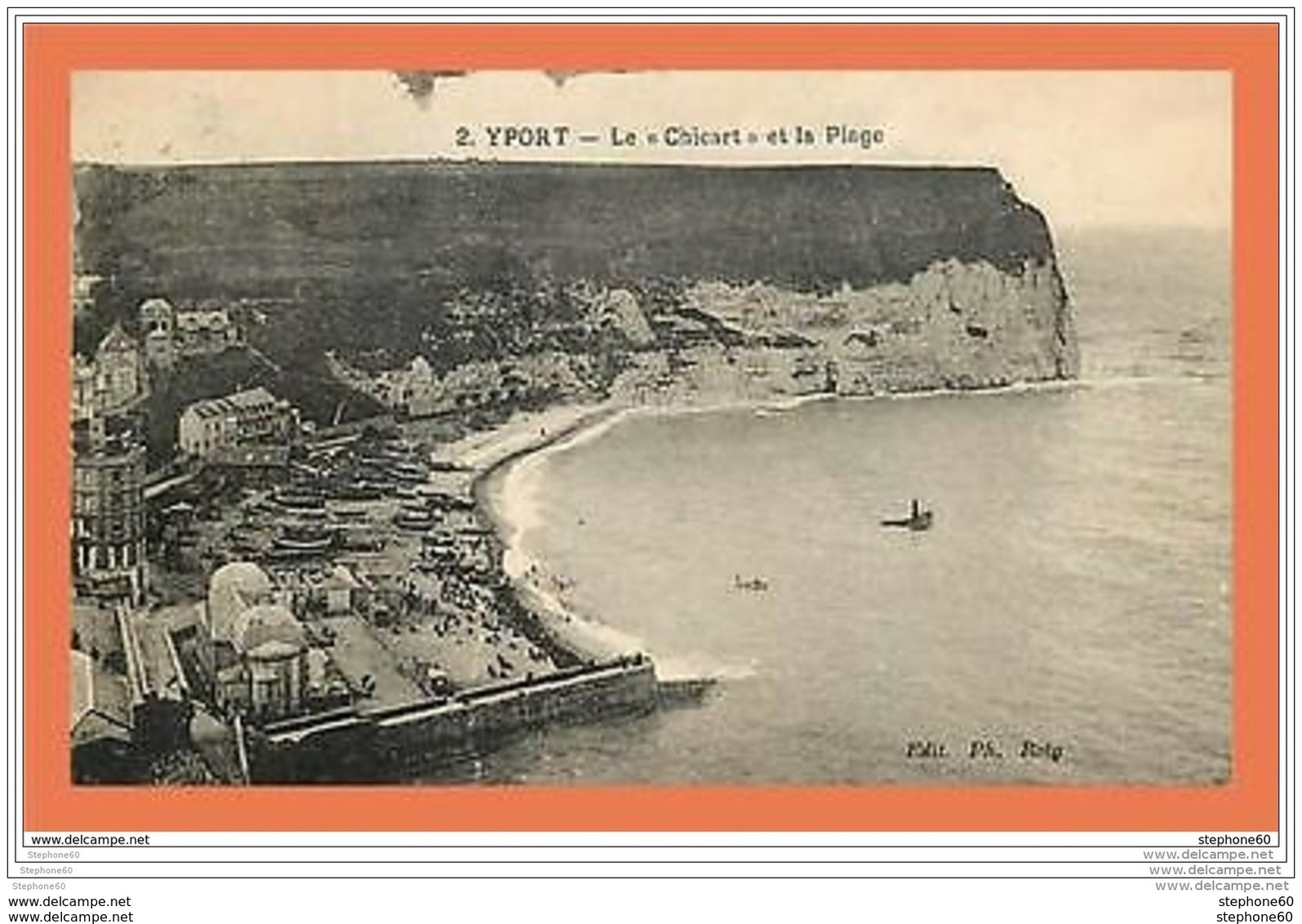 A224/215 76 - YPORT - Le 'Chicart' Et La Plage - Autres & Non Classés