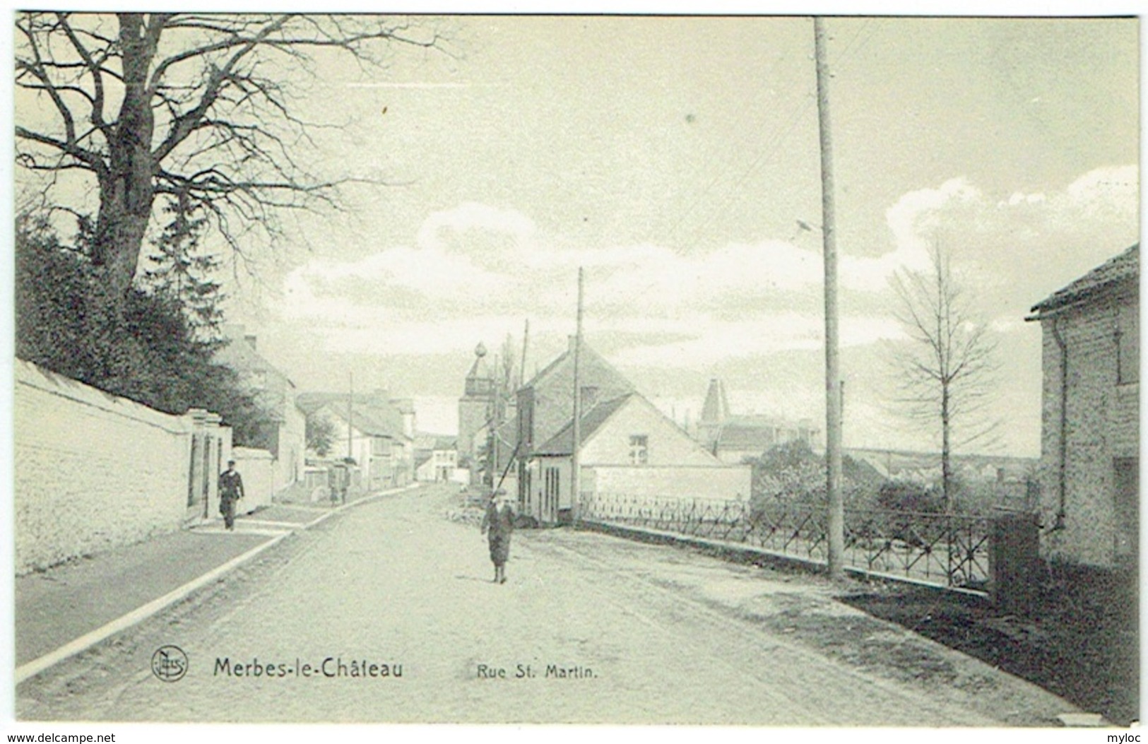 Merbes-le-Château. Rue St.-Martin. - Merbes-le-Château