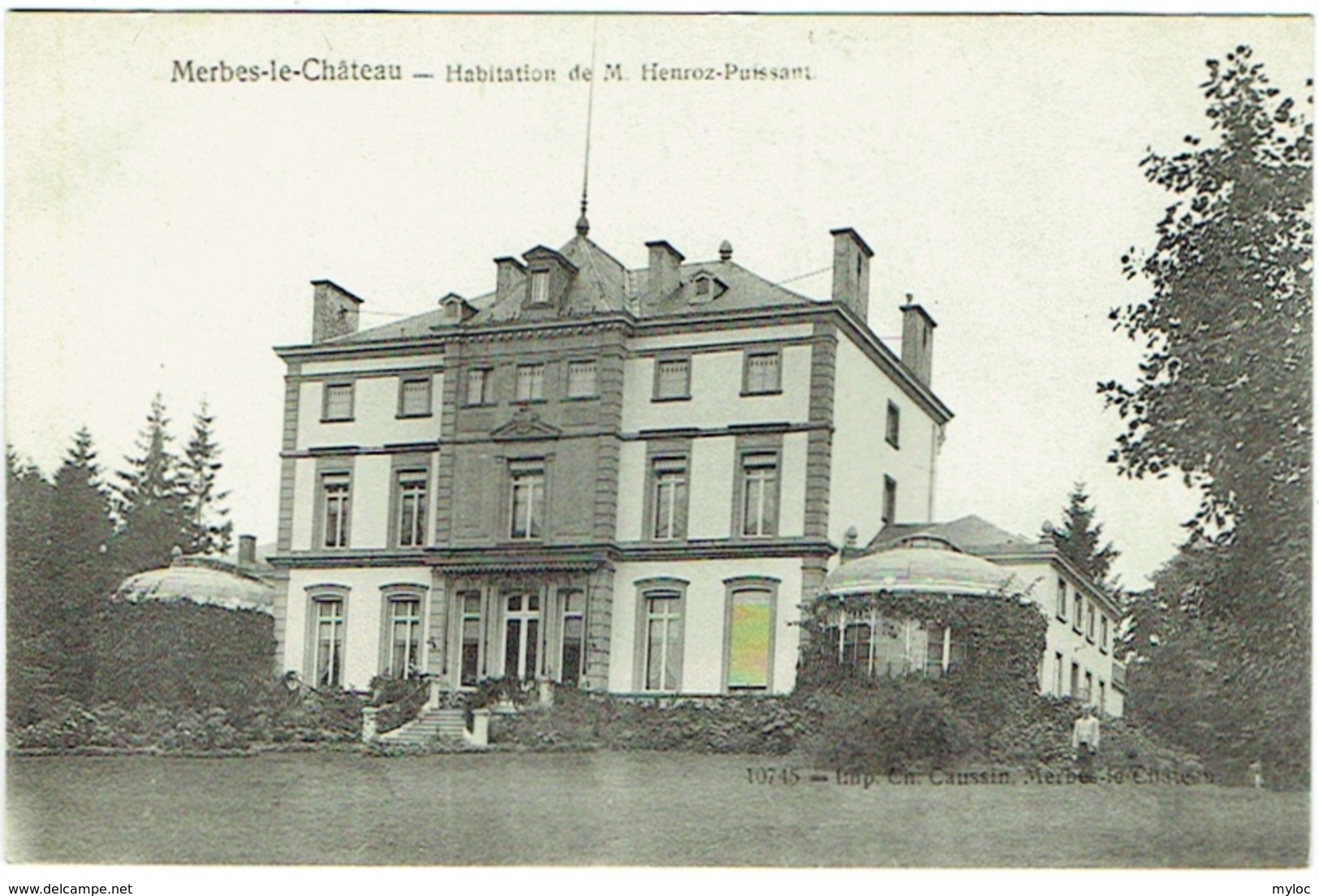 Merbes-le-Château. Habitation De M. Henroz-Puissant - Merbes-le-Château