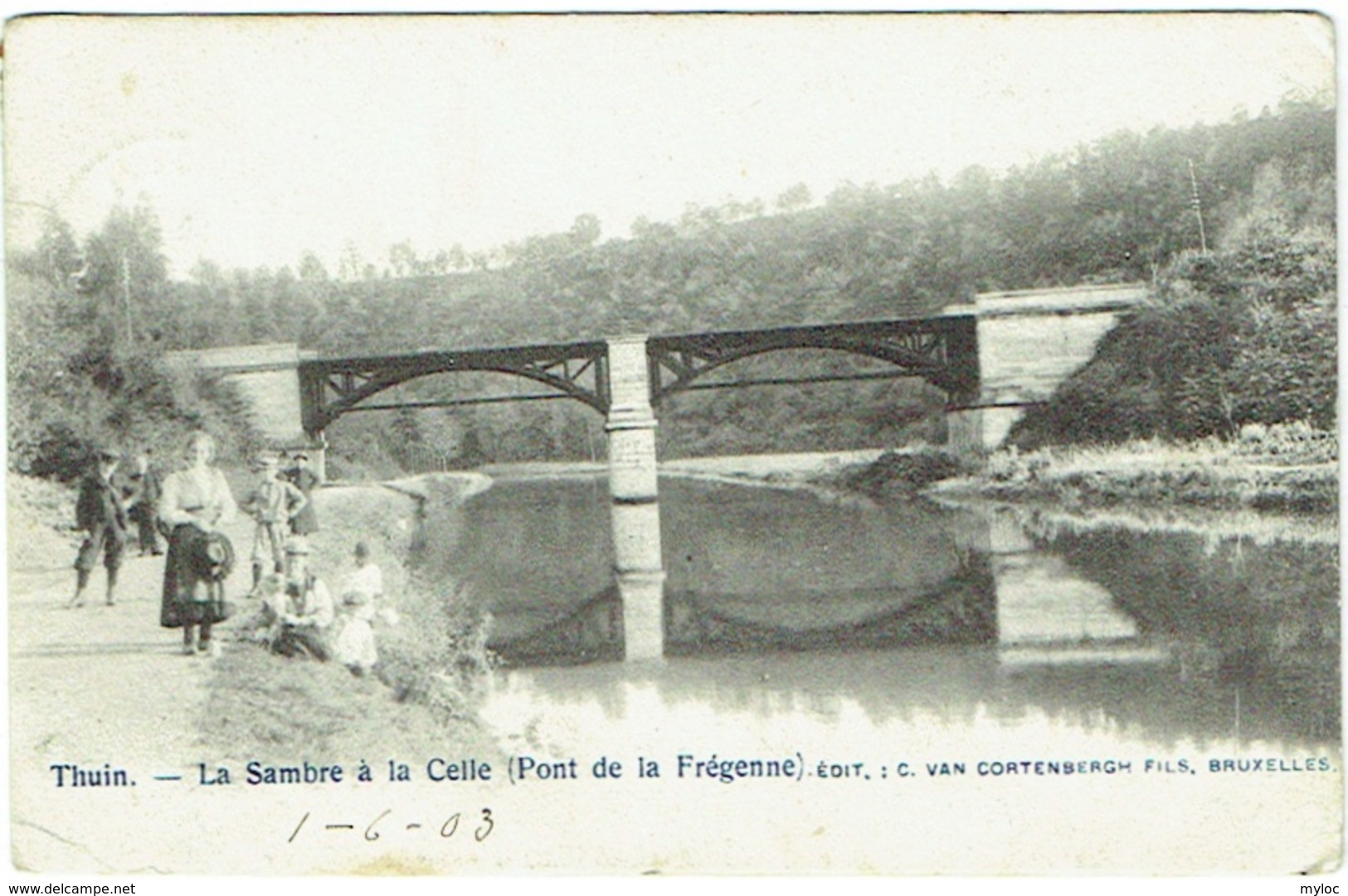 Thuin. La Sambre à Celle (Pont De La Frégenne) - Thuin