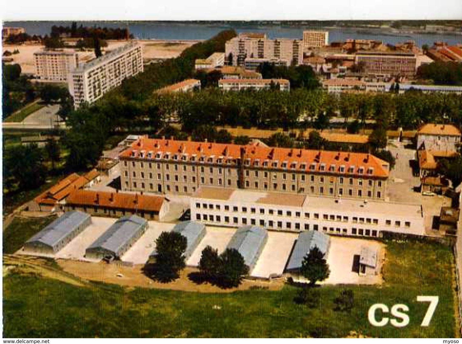 71 MACON VI° Region Militaire Centre De Selection N°7 Casene Duhesme Vue Aerienne - Macon