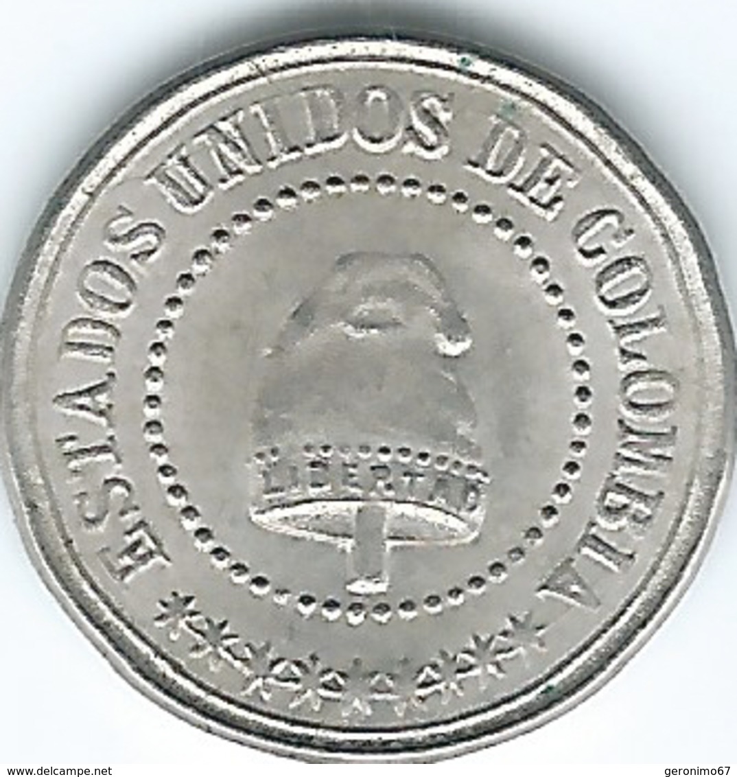 Colombia - 1881 - 2½ Centavos - KM179 - Colombie