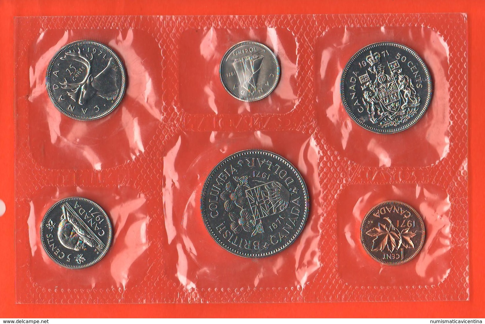 Canada Coin Set 1971 Serie Monete - Canada