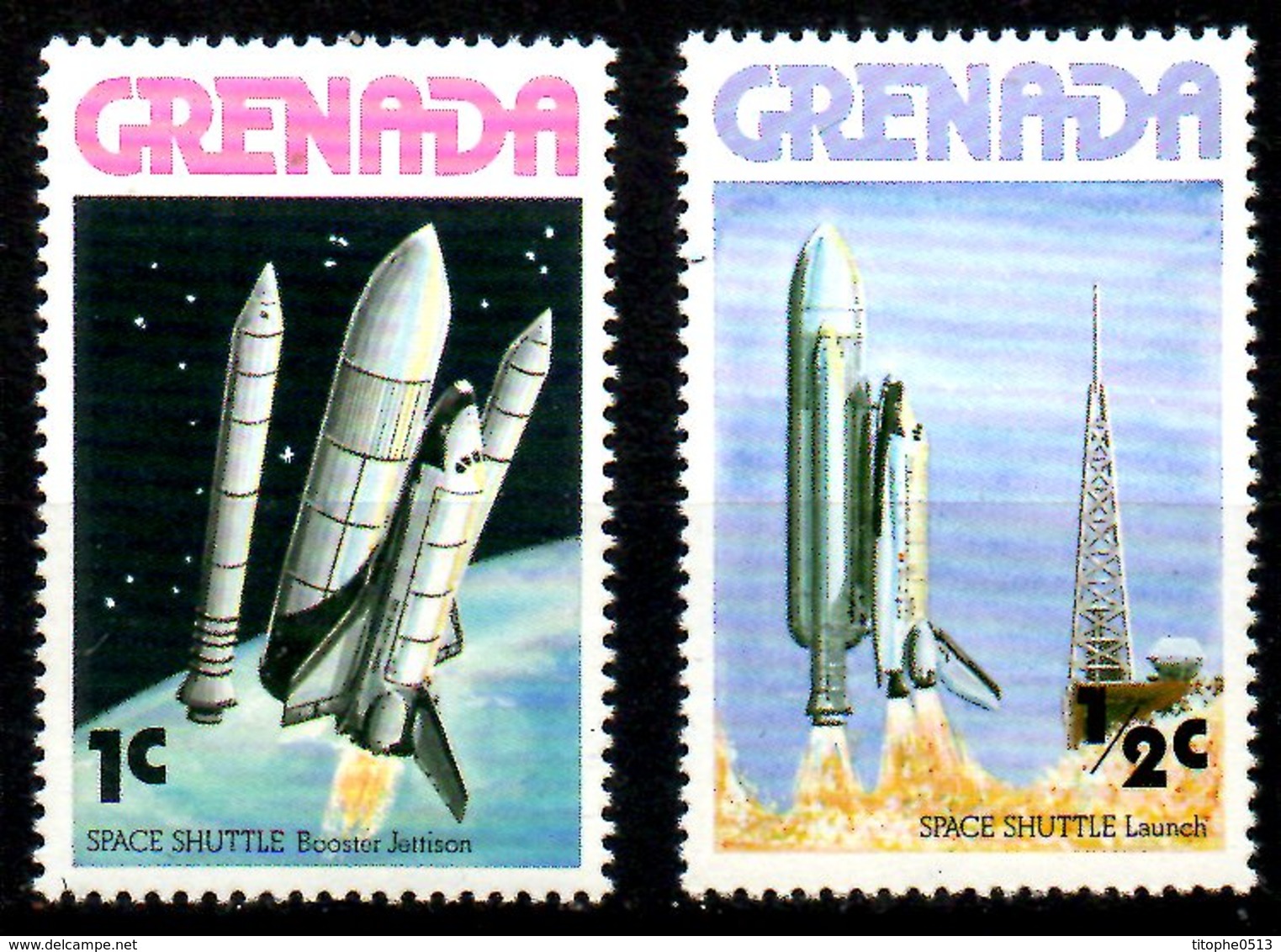 GRENADE. N°785-6 De 1978. Navette De L'espace. - South America