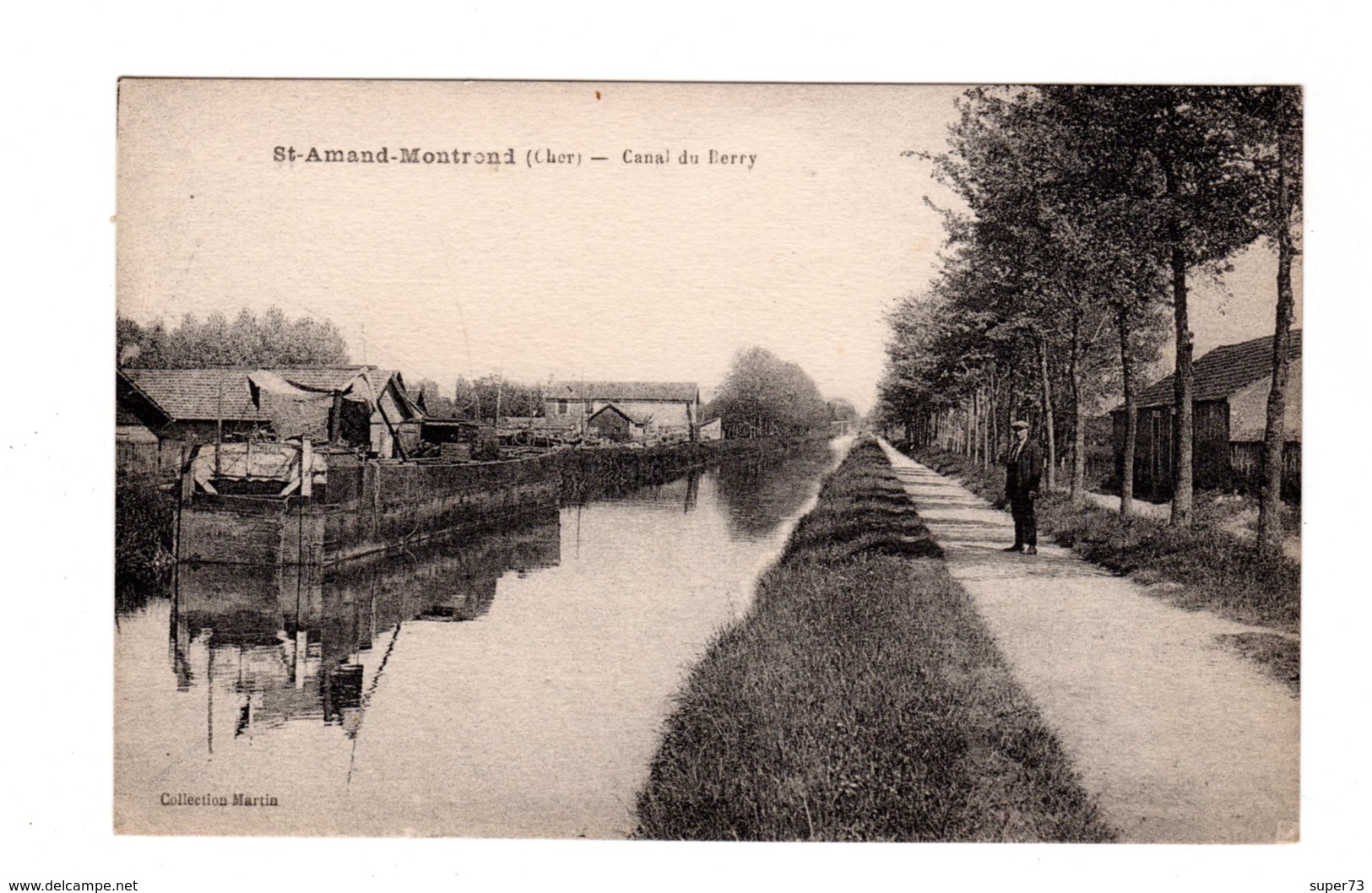 CPA 18 - St Amand Montrond ( Cher ) - Canal Du Berry - Saint-Amand-Montrond