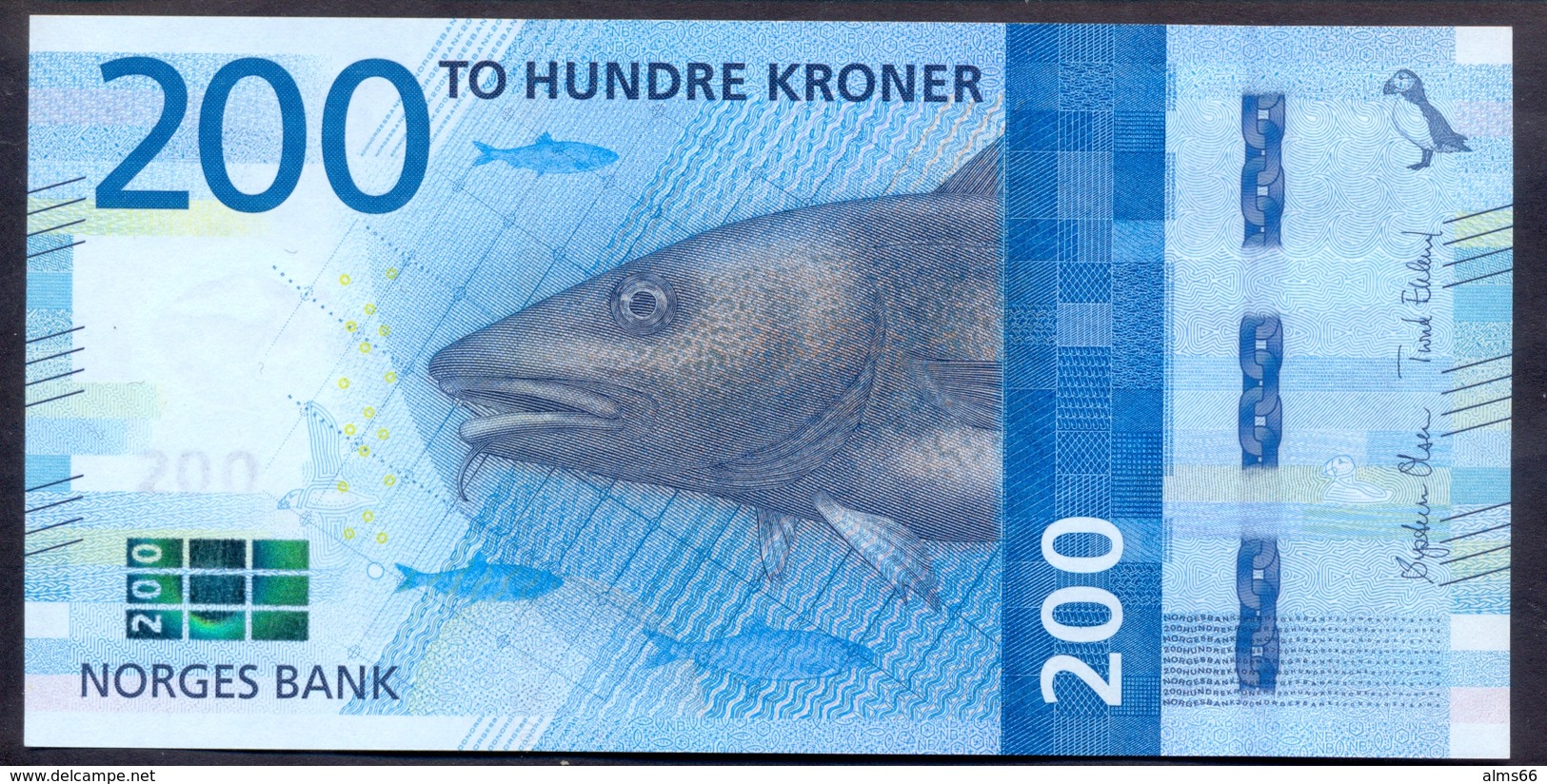 Norway 200 Kroner 2016 UNC Pic 55 - Norway