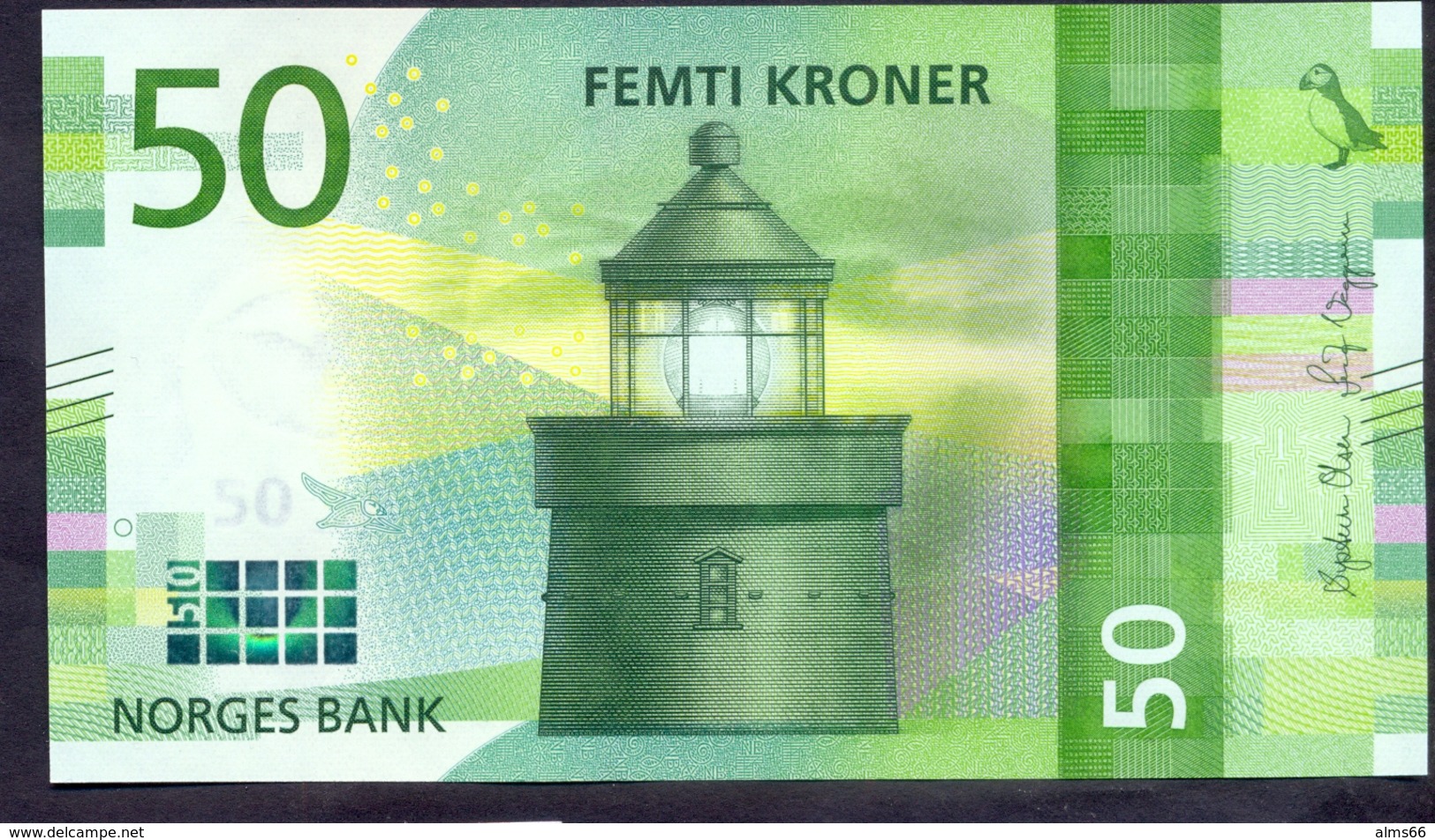 Norway 50 Kroner 2017 UNC  P-53 - Noorwegen