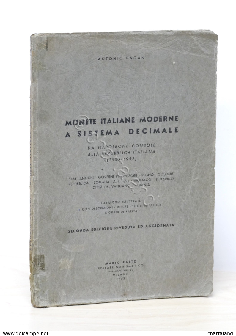 Numismatica - Monete Italiane Moderne A Sistema Decimale - 1800 - 1952 - Libri & Software