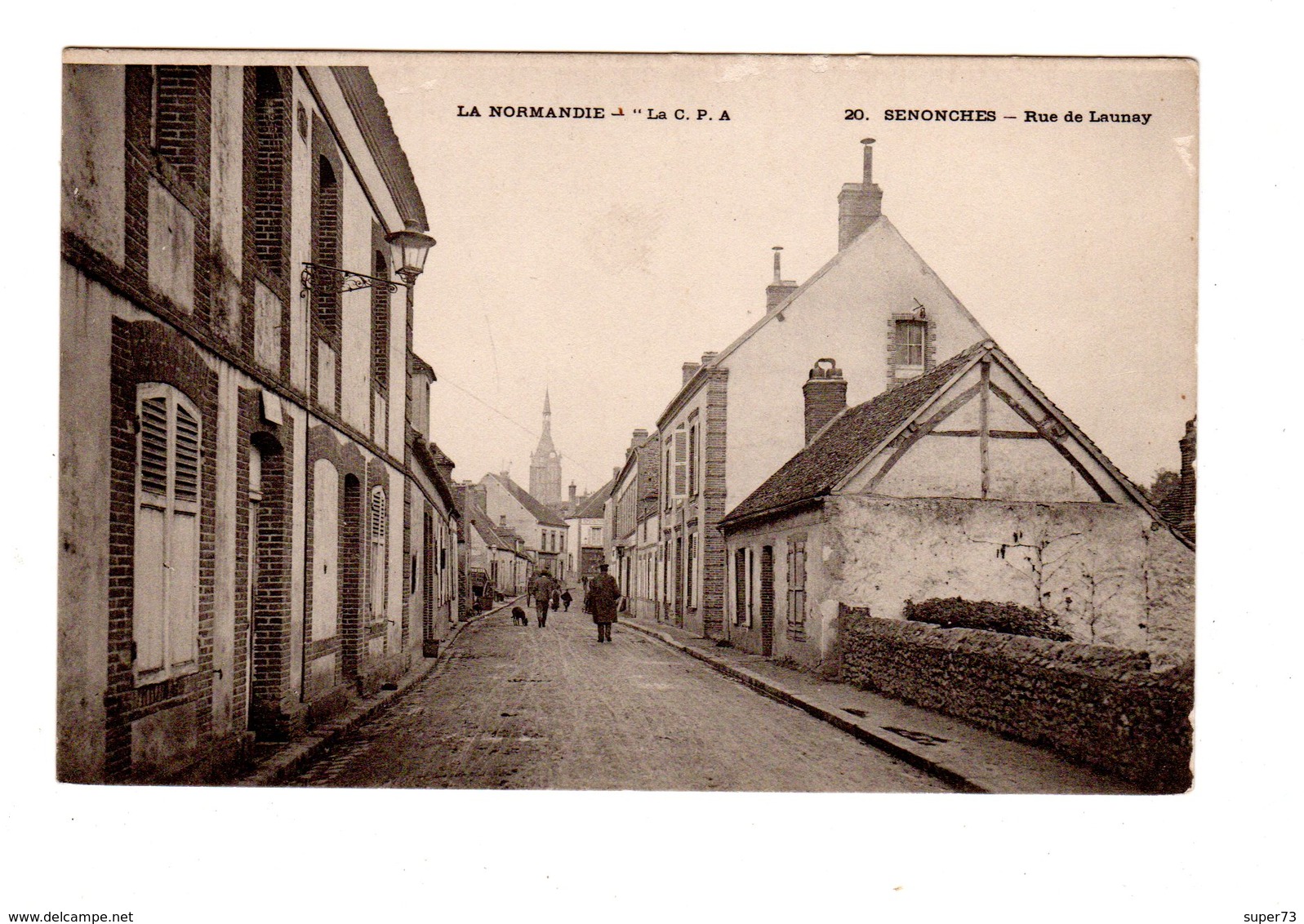 CPA 28 - Senonches - Rue De Launay - Other & Unclassified