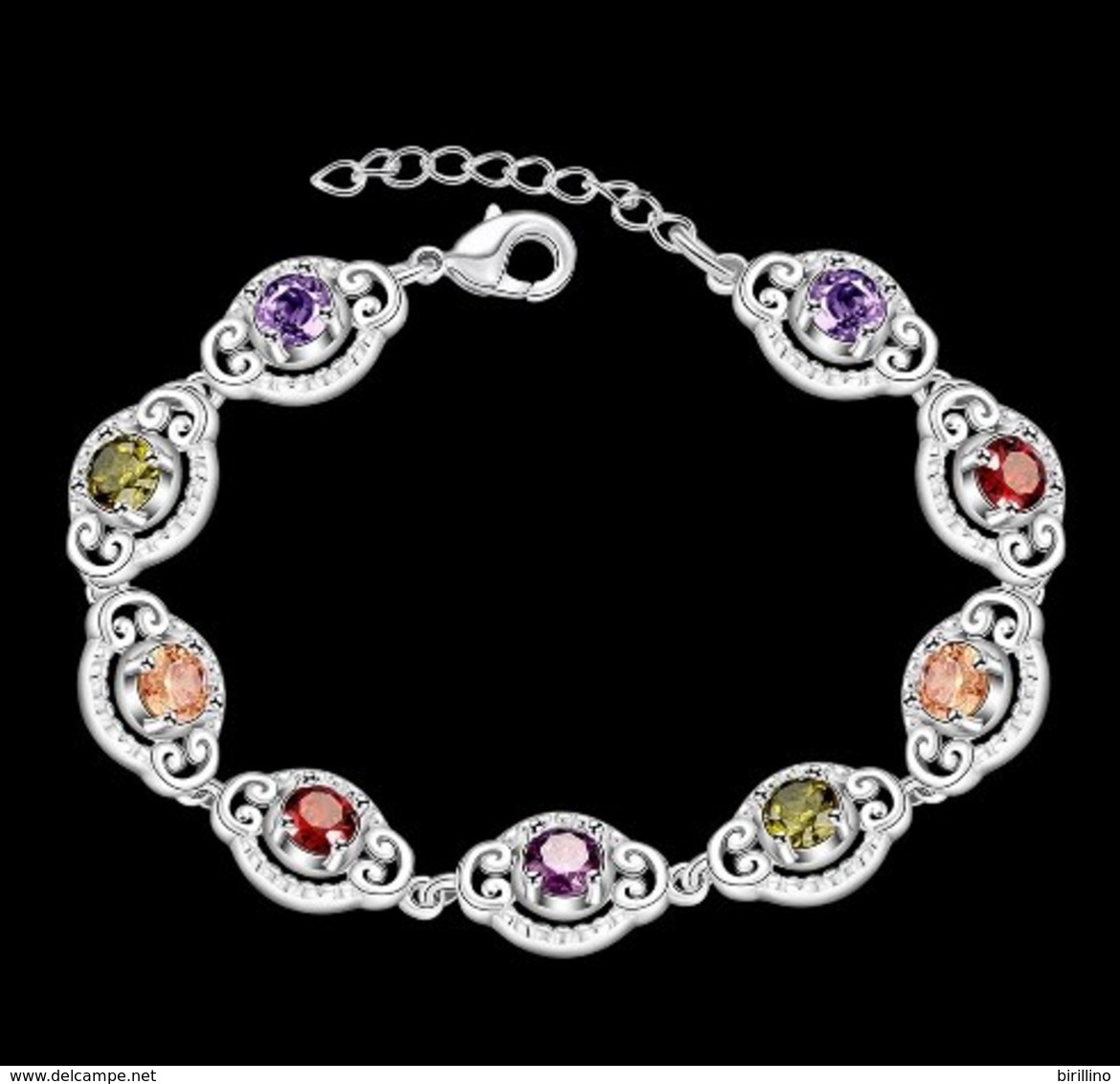 A60117 - Braccialetto Da Donna Placcato Argento 925 - Armbanden