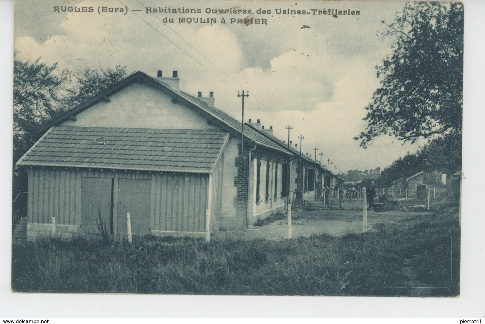 RUGLES - Habitations Ouvrières Des USINES TREFILERIES Du MOULIN A PAPIER - Autres & Non Classés