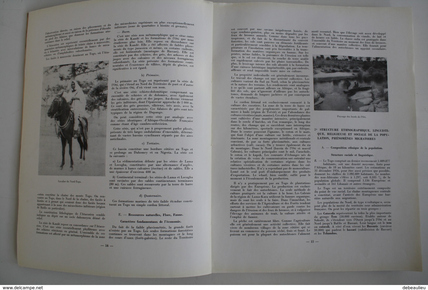 Togo, 1956, "Rapport Annuel Du Gouvernement Français Sur L'administration Du Togo" - History