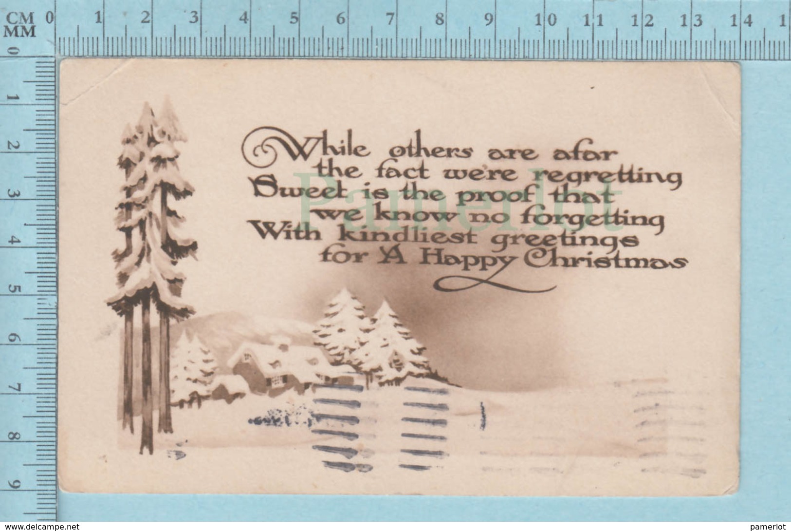 Carte Postale CPA - Christmas- Used Voyagé En 1924 + 2 X CND Stamp, Cover Kingston Ont. - Autres & Non Classés