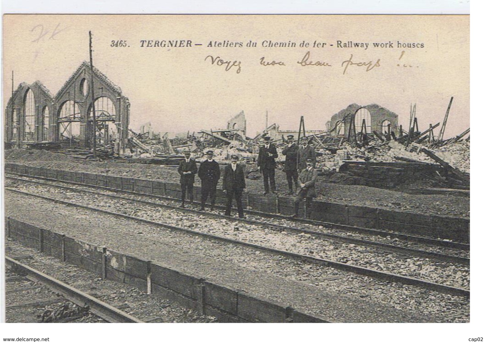 02 Tergnier   La Gare - Gares - Sans Trains