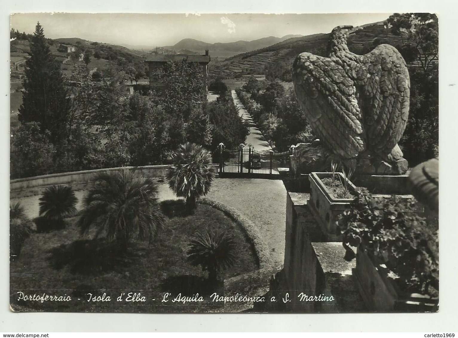 PORTOFERRAIO - L'AQUILA NAPOLEONICA A S.MARTINO  VIAGGIATA FG - Livorno