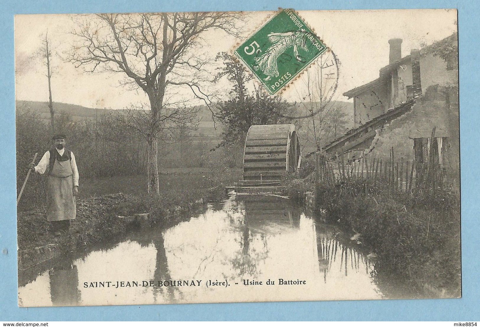 A076  CPA   SAINT-JEAN-DE-BOURNAY  (Isère)  Usine Du Battoire - Roue à Aubes  ++++++ - Saint-Jean-de-Bournay