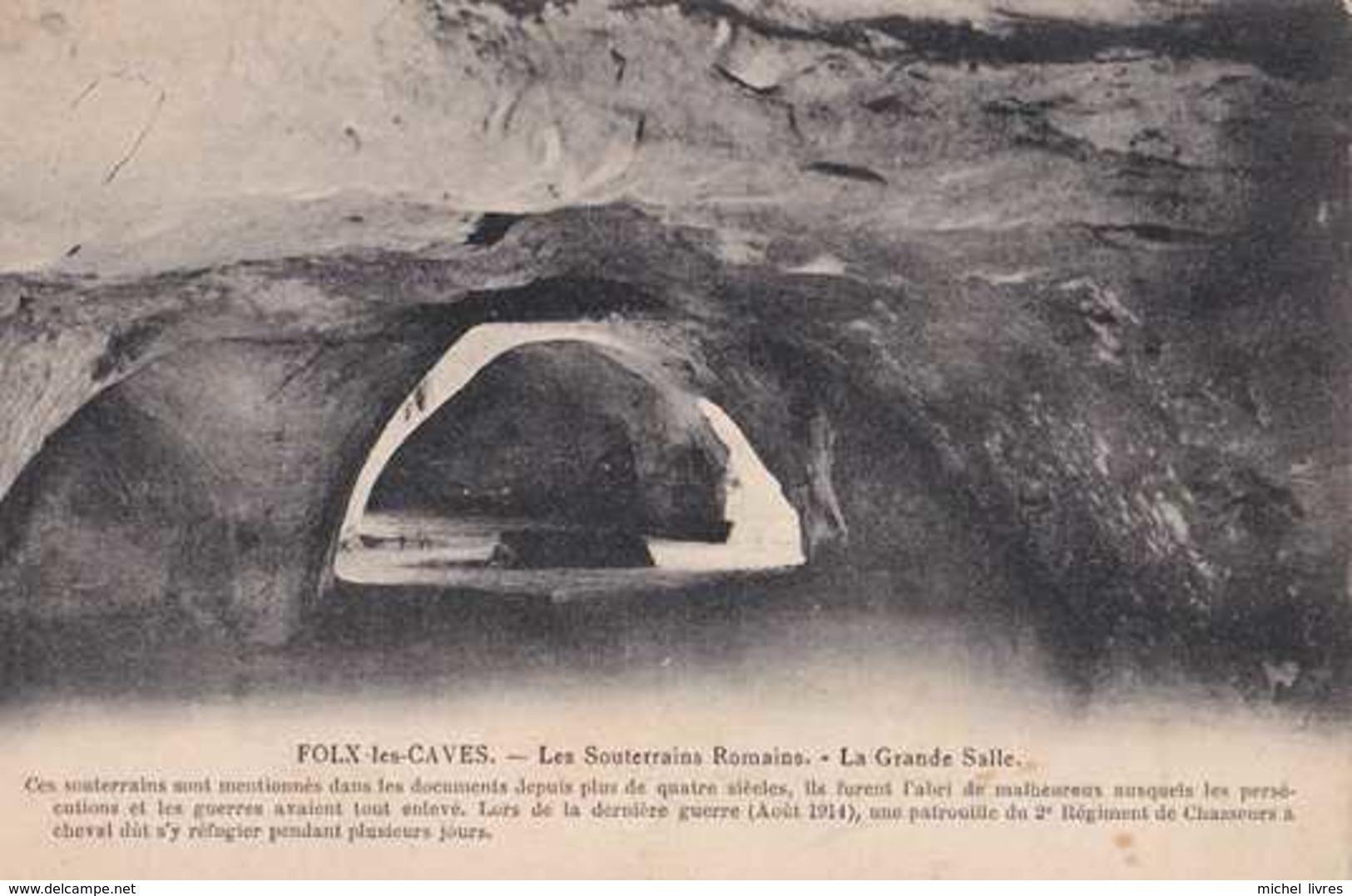 Folx-les-Caves - Les Souterrains Romains - La Grande Salle - Circulé - TBE - Orp-Jauche - Orp-Jauche