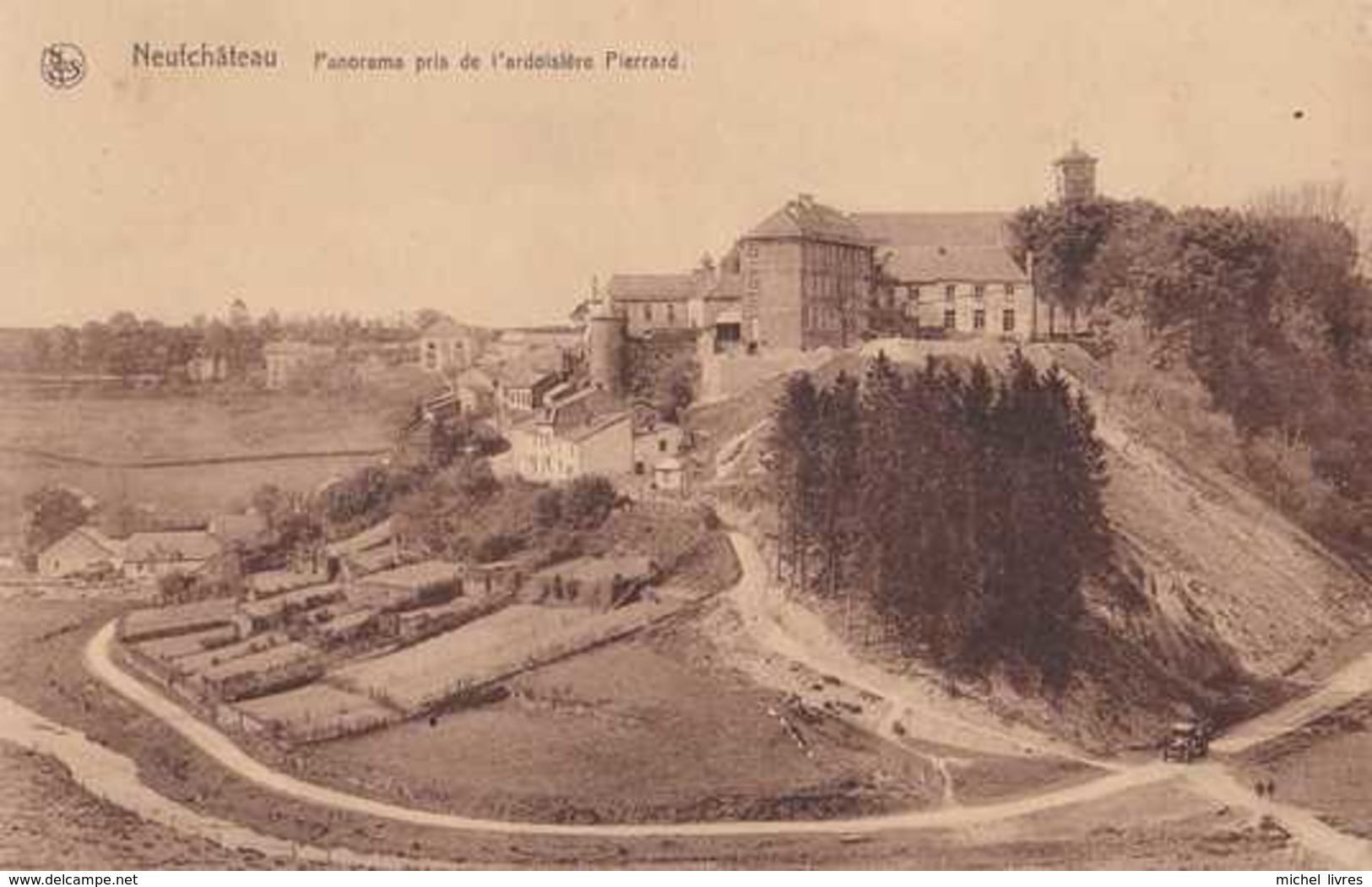 Neufchateau - Panorama Pris De L'ardoisière Pierrard - Circulé - Nels - TBE - Neufchâteau