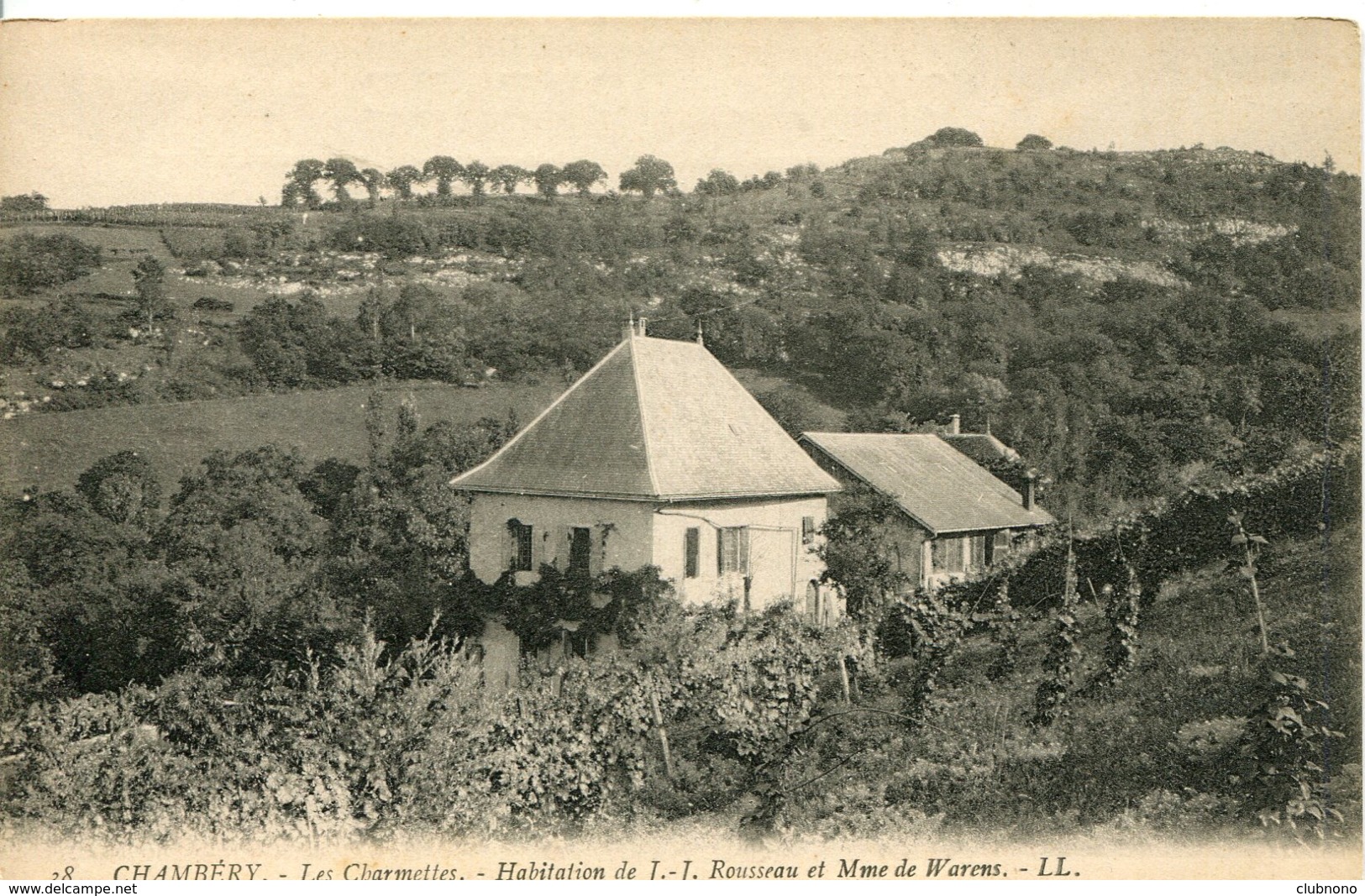 CPA - CHAMBERY - LES CHARMETTES - HABITATION DE J.J. ROUSSEAU - Chambery