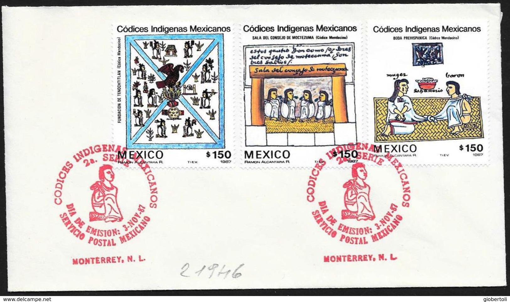 Messico/Mexico/Mexique: FDC, Archeologia Azteca, Archéologie Aztèque, Aztec Archeology - Archeologia