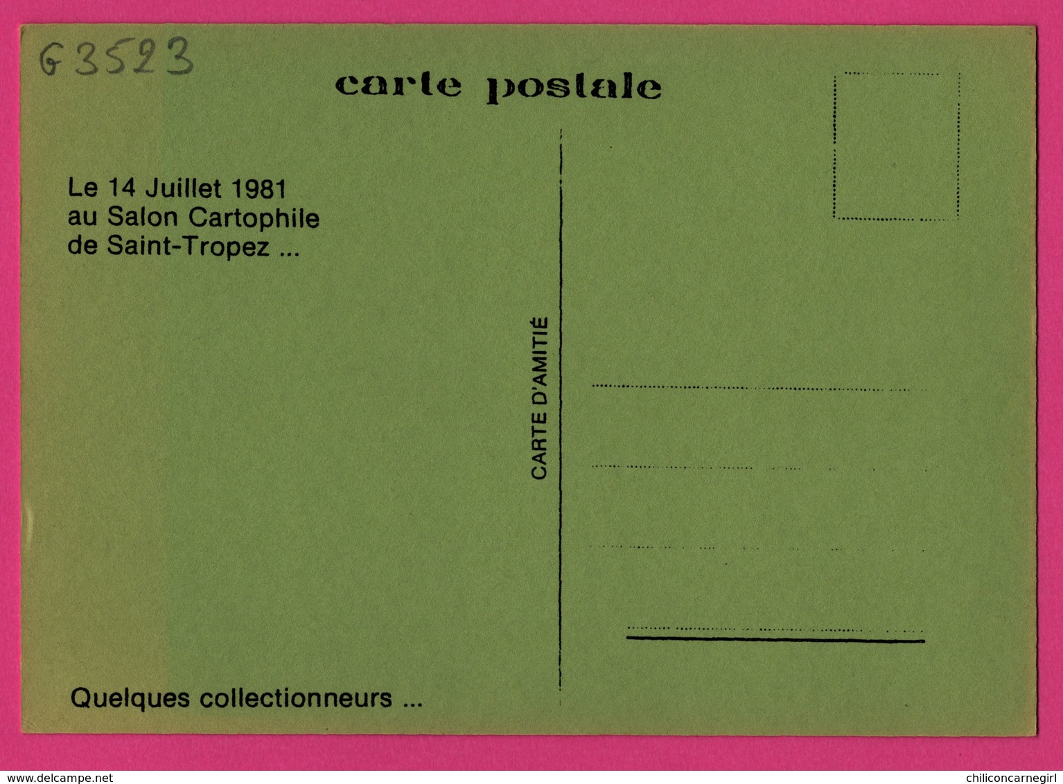 Cp Bourses Et Salons De Collections - Herblay - Cartes Postales - 1981 - Bourses & Salons De Collections