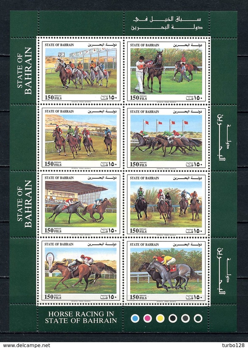 BAHRAIN 1992 N° 449/456 ** Neuf MNH  Superbe C 12 € Courses De Chevaux Horses Faune Animaux - Bahreïn (1965-...)