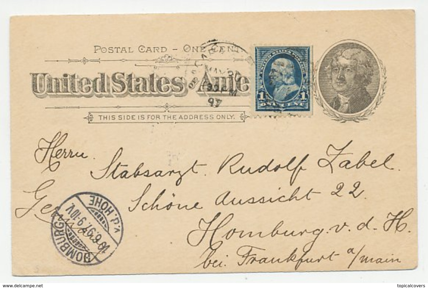 Postal Stationery USA 1897 Waterfalls - Niagara - Non Classés