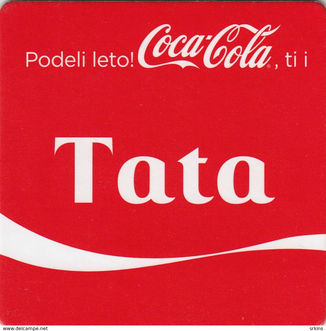 Unused Coaster Coca-Cola Coca Cola Family "dad"   Serbia - Sottobicchieri Di Birra
