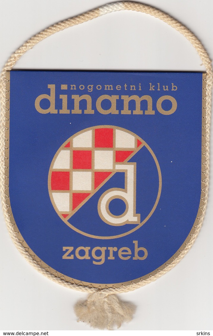 Pennant NK FC Dinamo Zagreb Croatia  Football Scholl Hitrec And Kacian - Apparel, Souvenirs & Other