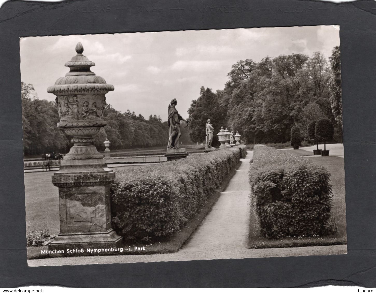 84777   Germania,  Munchen,  Schloss Nymphenburg I. Park,  VG  1963 - Muenchen