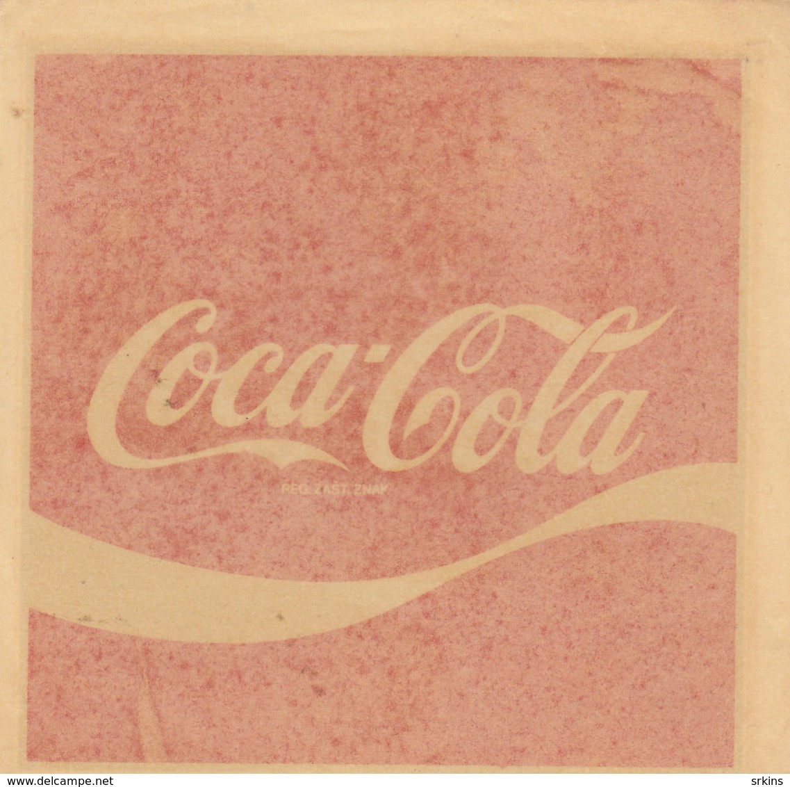 Vintage Unused Shop Window Label Coca-Cola Coca Cola Yugoslavia - Autres & Non Classés