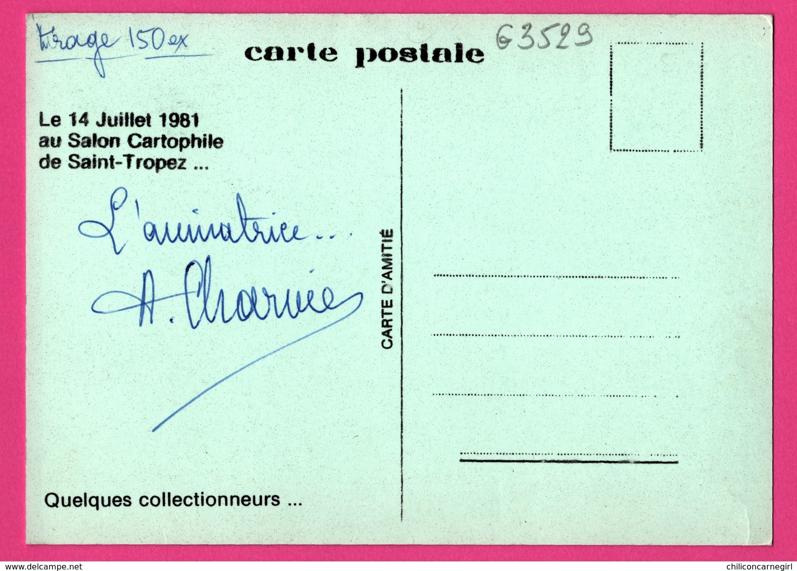 Cp Cartes Postales Et Collections - Herblay - Carte D'Amitié - 1981 - Herblay