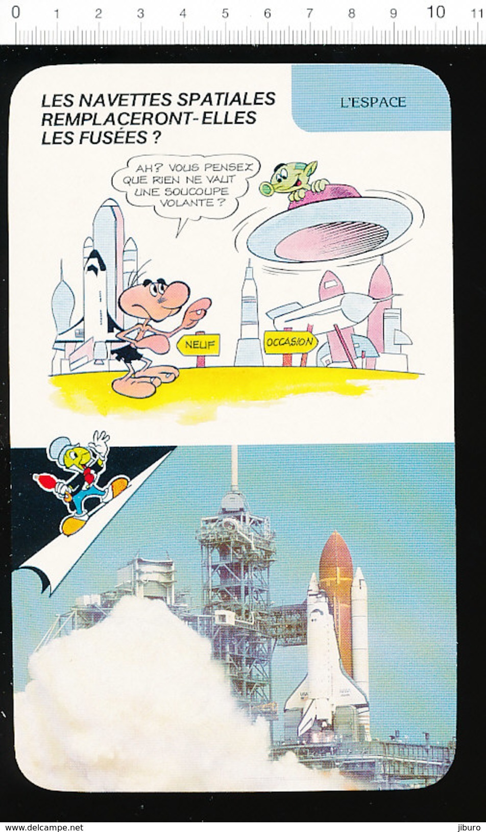 Humour Navettes Spatiales Et Fusées Navette Spatiale Atlantis En 1985 Conquête Espace Cosmos   01/D-20 - Autres & Non Classés