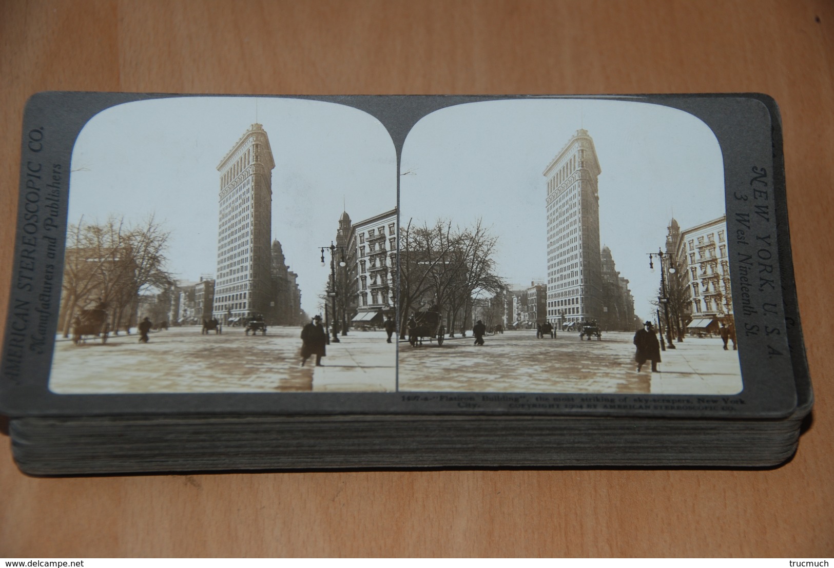 U.S.A., NEW YORK CITY, Flatiron Building - Stereoscoop