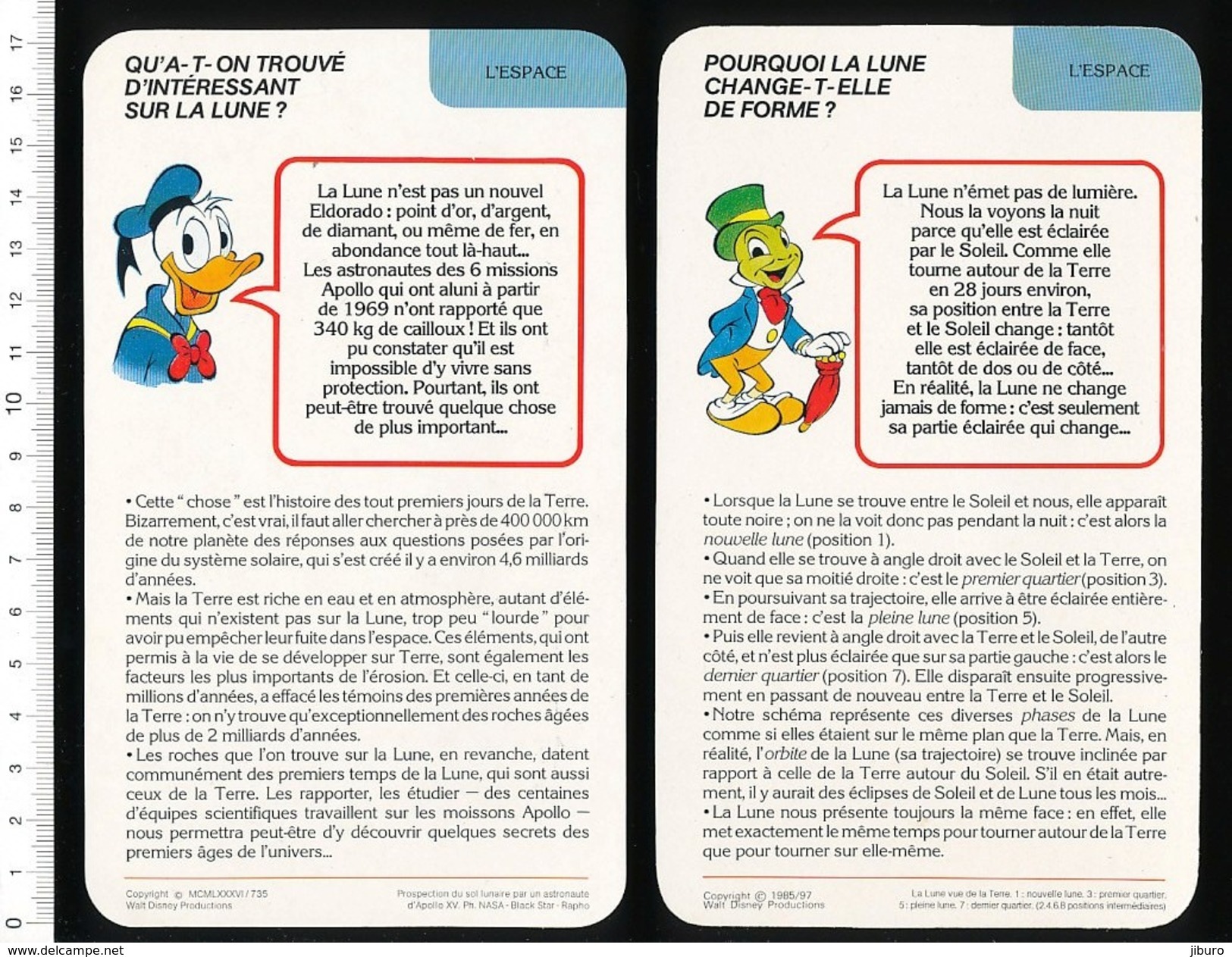 4 Scans Lot Humour Autour De La Lune Astre Lunaire Espace Univers Cosmos Cosmologie  01D1 - Autres & Non Classés