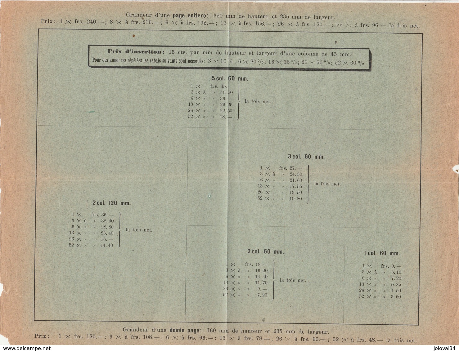 Suisse Lettre Illustrée Double Page + Encart Publicité Tarifs  1900 H SCHWARZ EXPORTATION Journal Feuille D'avis ZURICH - Suisse