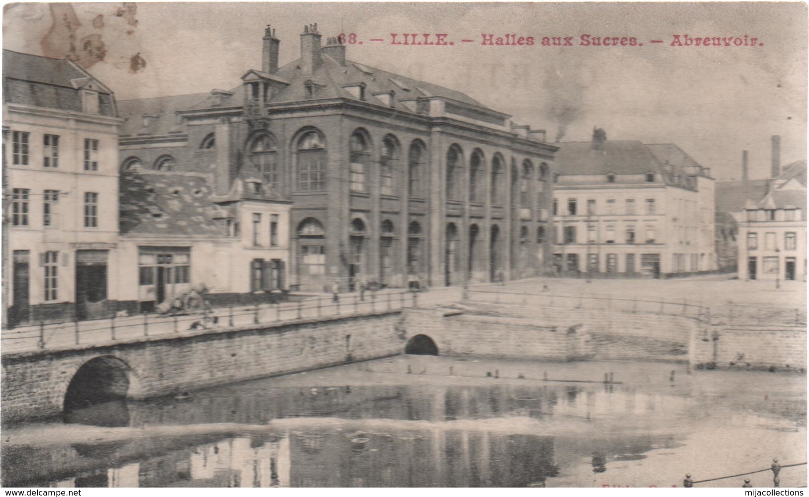 Cpa B67  LILLE Halles Aux Sucres-abreuvoir-ancienne Place Devenue Square ?? - Lille