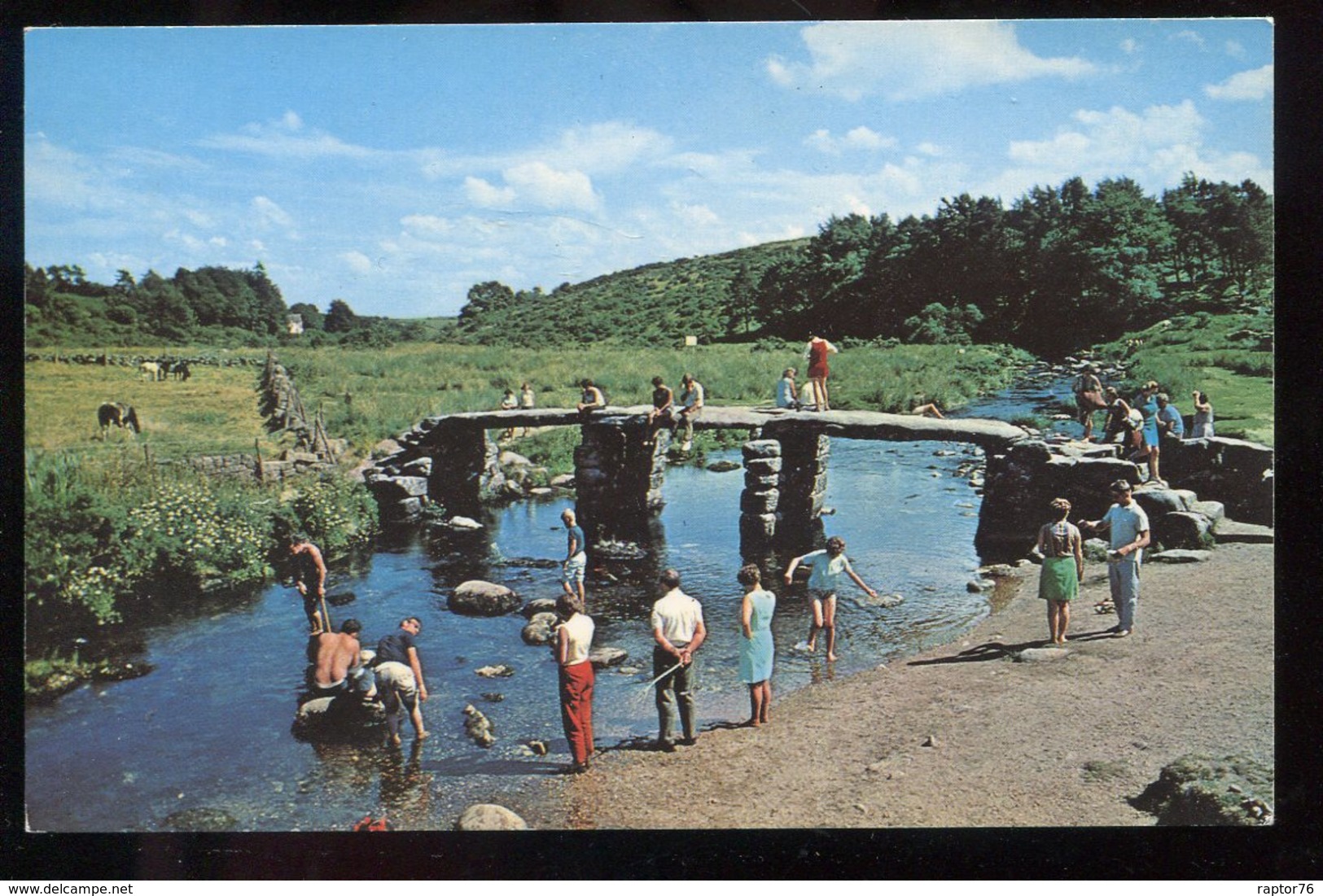 CPSM Neuve Royaume Uni DARTMOOR The Clapper Bridge Postbridge - Other & Unclassified