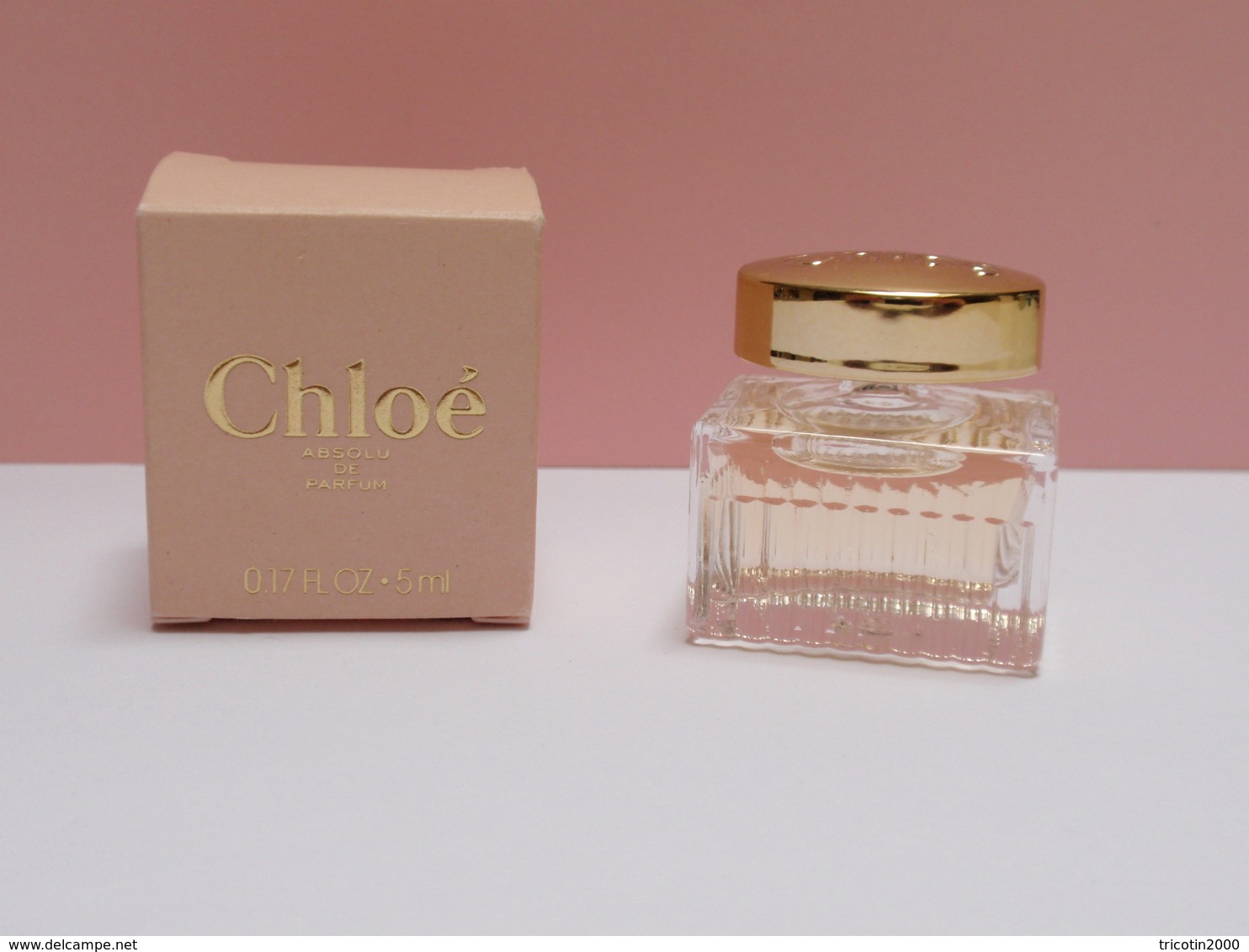 NEW!!! MINIATURE Absolu De Parfum CHLOE 5 Ml Bouchon Doré - Miniatures Femmes (avec Boite)