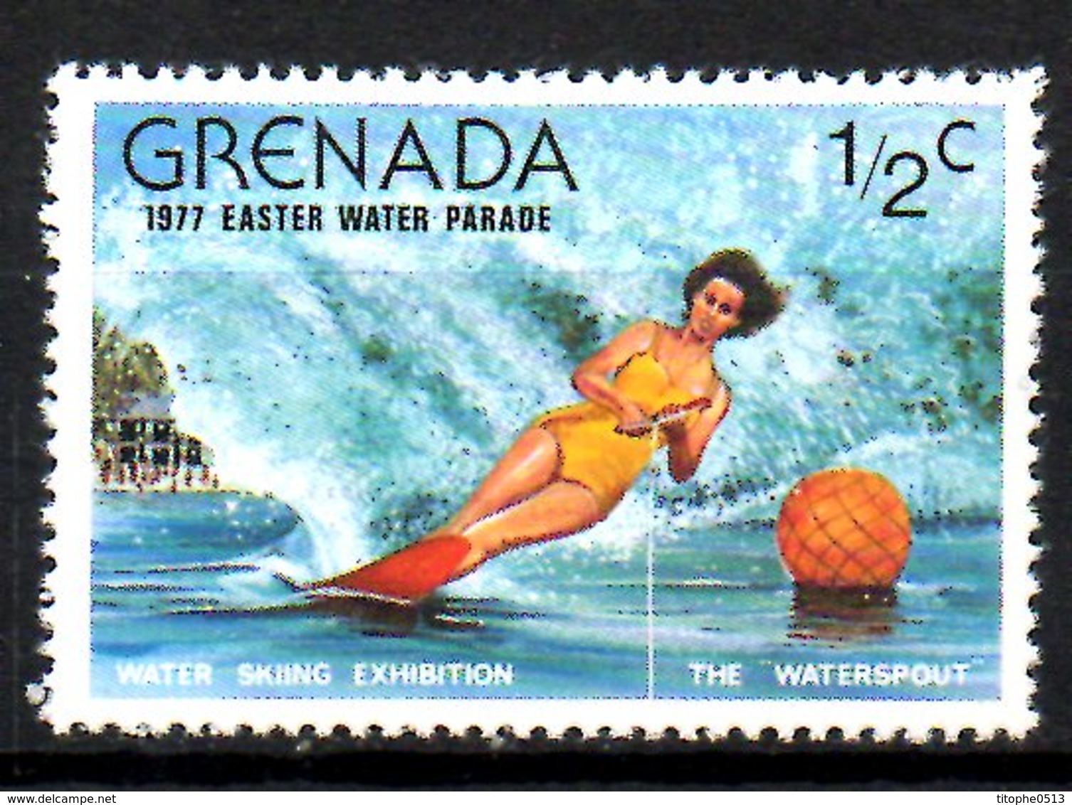 GRENADE. N°735 De 1977. Ski Nautique. - Ski Nautique