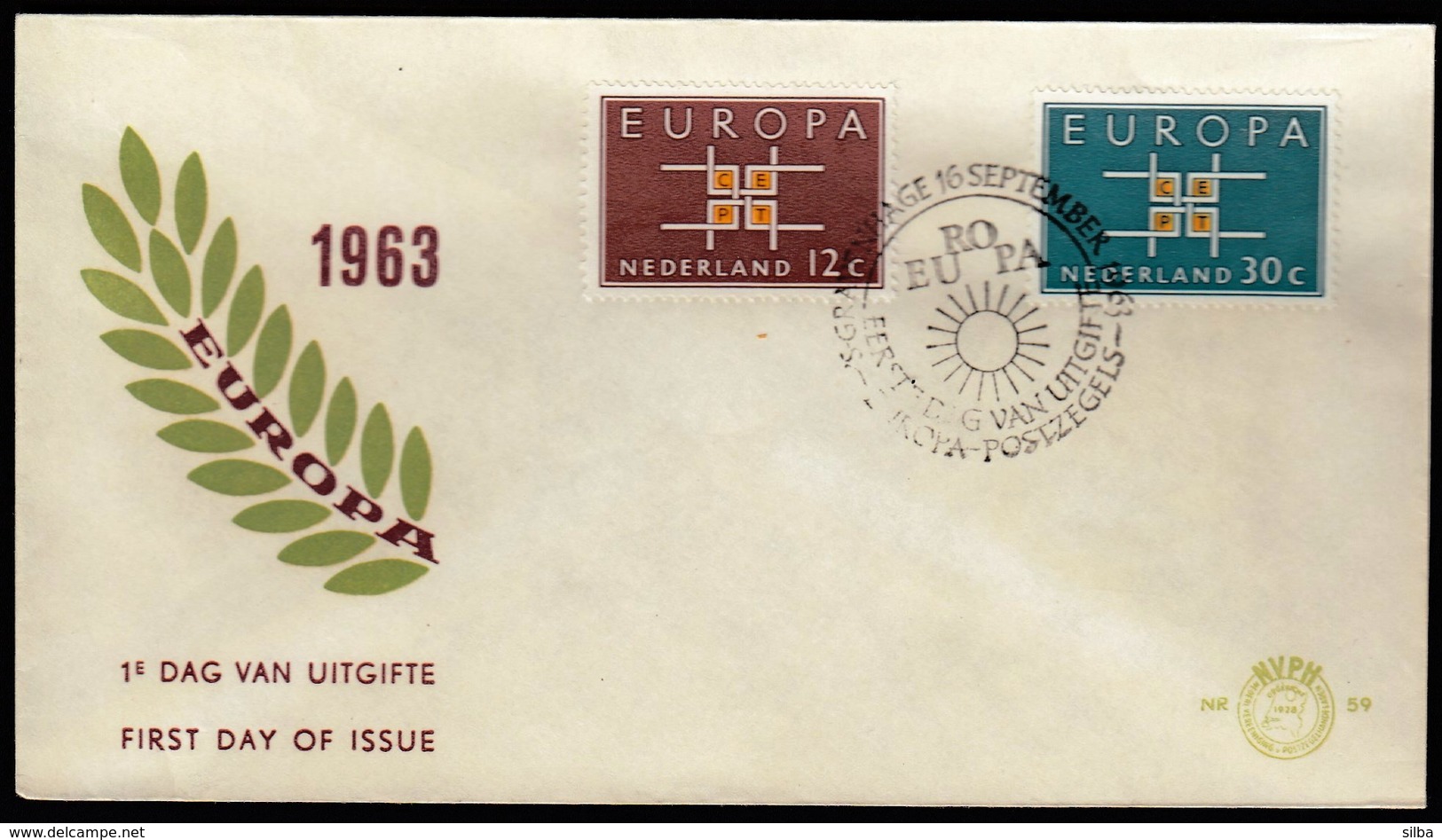 Netherlands 1963 / Europa CEPT / FDC - 1963