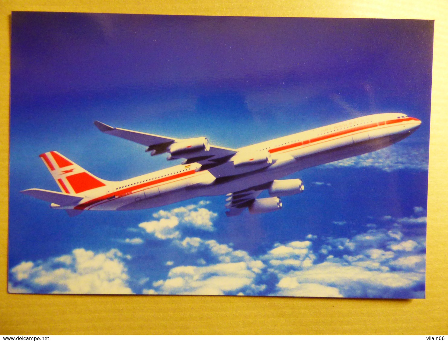 AIR MAURITIUS   AIRBUS A 340 300     AIRLINE ISSUE / CARTE COMPAGNIE - 1946-....: Ere Moderne